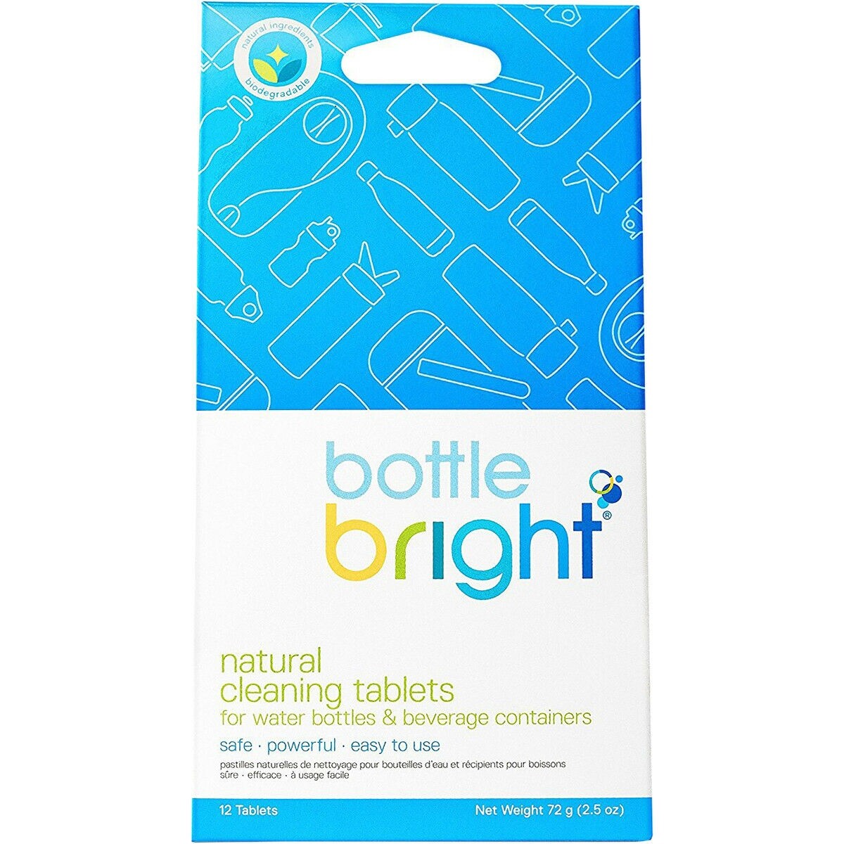 HydraPak Bottle Bright All-Natural Stain and Odor Removing Cleaning Tablets