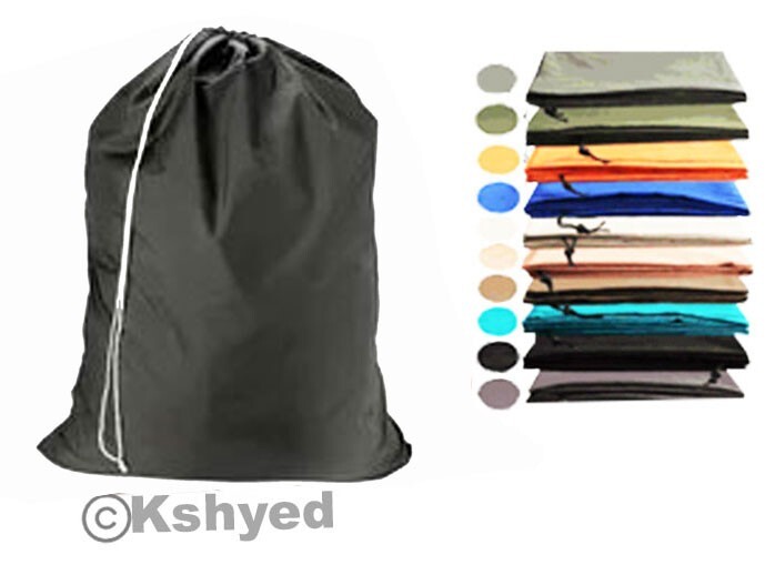 Large Laundry Bag Washable Heavy Duty Locking Drawstring Bag 29″X40″ (2 Pack)