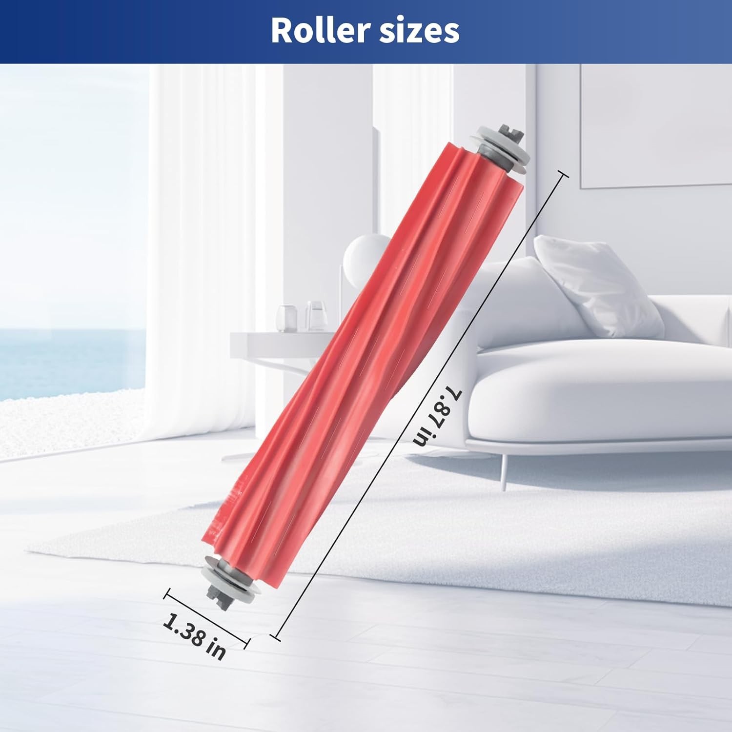 Roller Brush Replacement for Roborock S7, Q7 Series, MaxV Plus, Q Revo Robotic