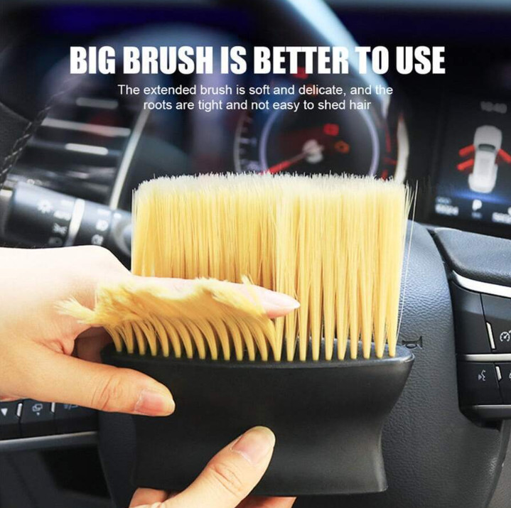 1Pc Car Air Vent Cleaning Brush – Compact Tool for Dust and Dirt Removal