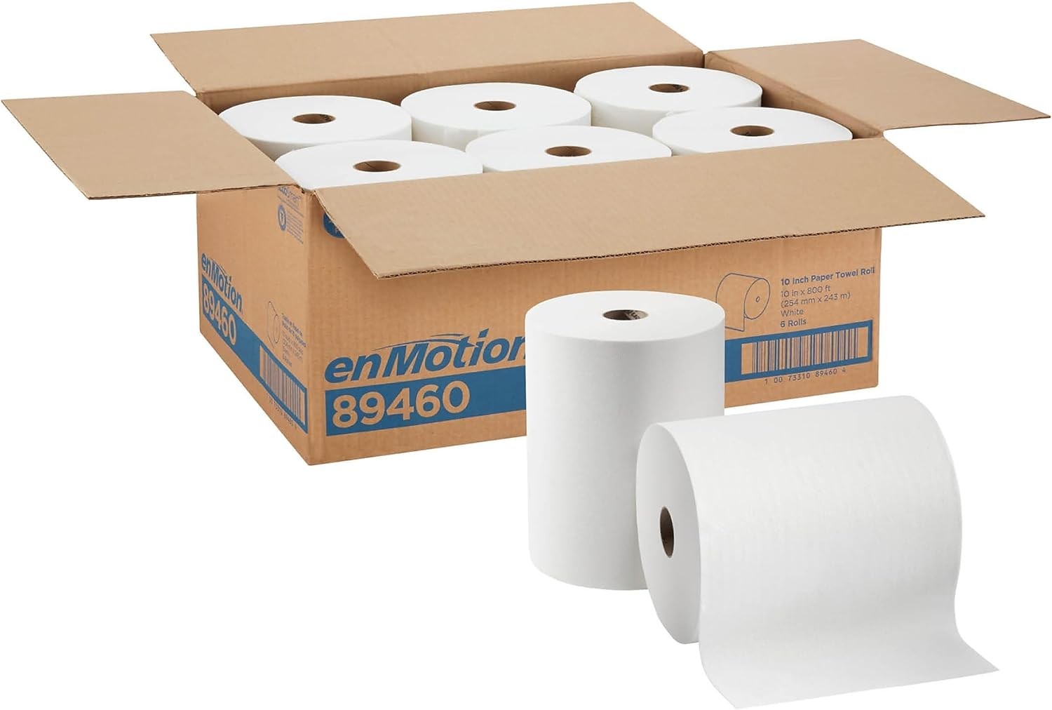 enmotion 647204 enmotion Hardwound Paper Towels 1-Ply 6 Rolls/Carton (89460)