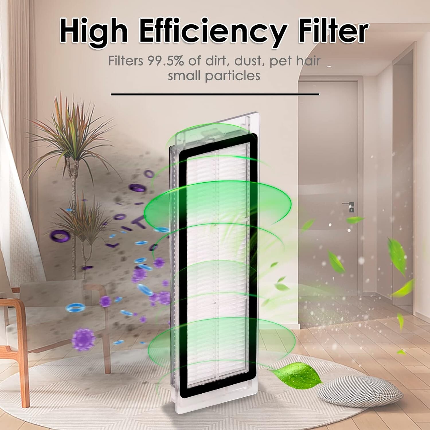 12pack Filters for Roborock S5 E3 E4 E20 E25 E35 S50 S65 Vacuum Cleaner Parts