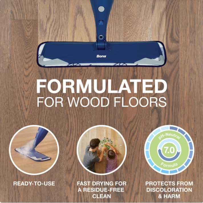 2 Pack Bona® Hardwood Floor Cleaner Refill 128 Fl Oz
