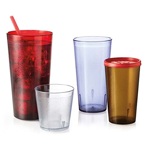 G.E.T. 6616-1-CL-EC Heavy-Duty Plastic Restaurant 16 Ounces Clear 16 ounces