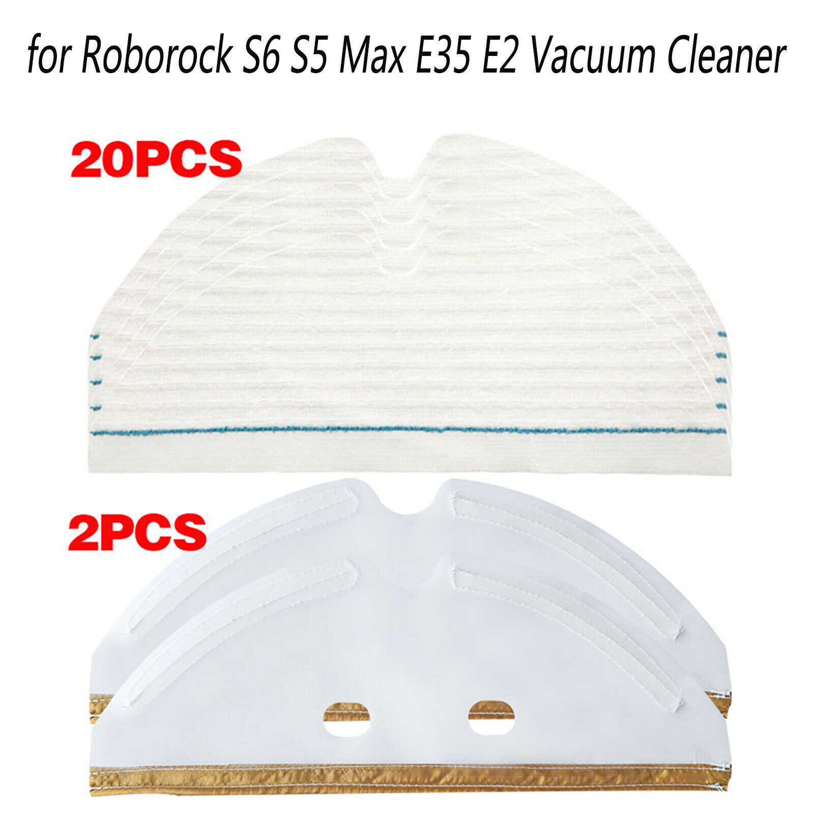 Disposable Mop Cloth Mounting Plate For Roborock S6 S5 Max E35 E2 Vacuum Cleaner