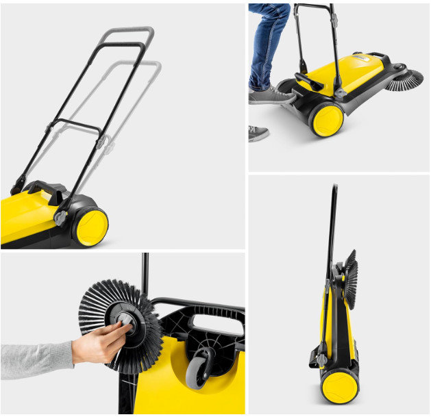 Barredora Manual para Exteriores 26,8″ con Depósito de 5,25 Galones. Nuevo