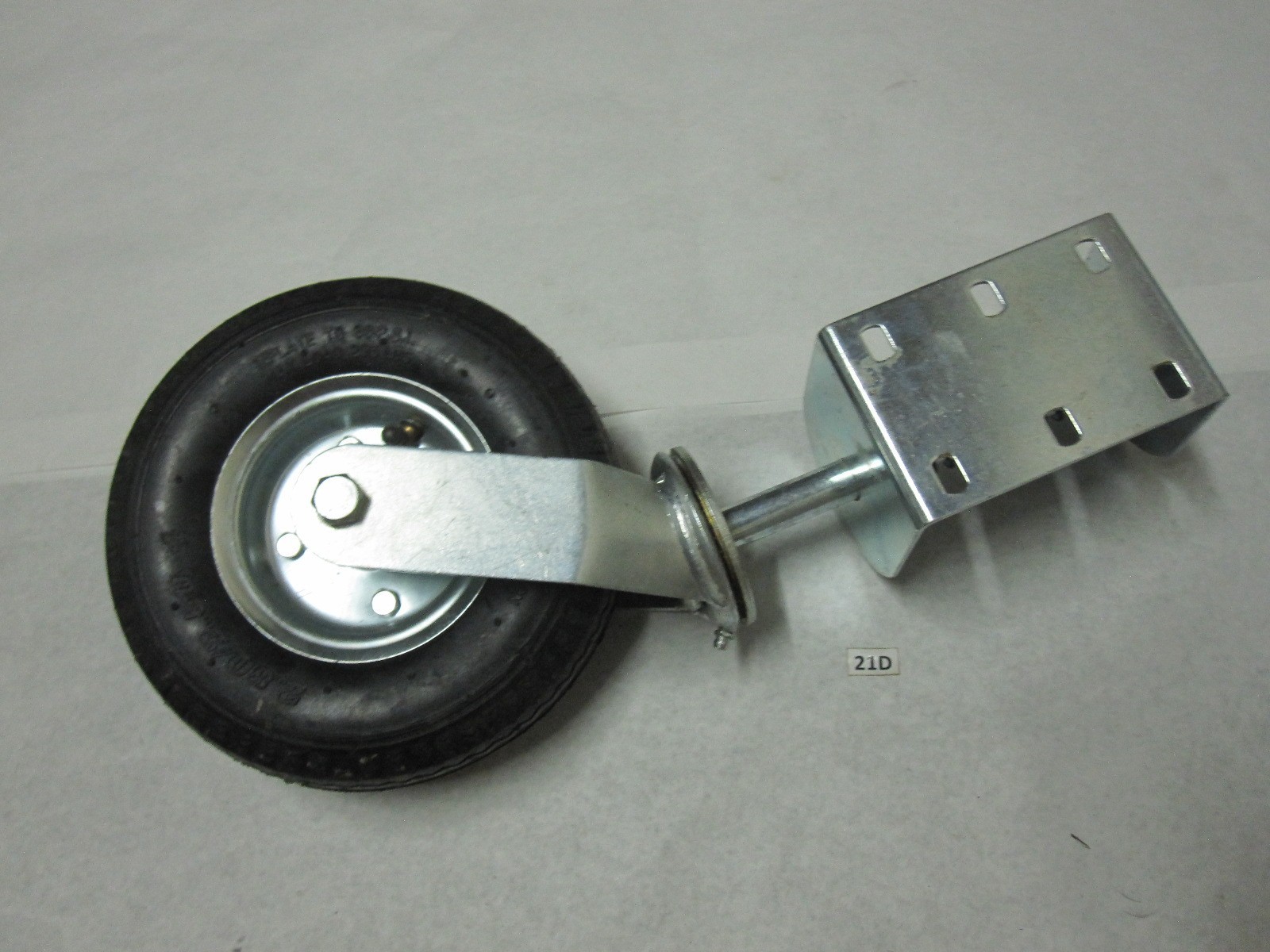 Heavy Duty Spring Loaded Gate Caster Wheel Pneumatic 9″ Tire 2.80 2.50-4 295 lbs