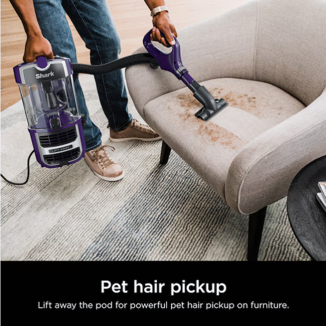 Shark ZD201 Lift-Away Upright Vacuum with Powerfins, Self-Cleaning Brushroll