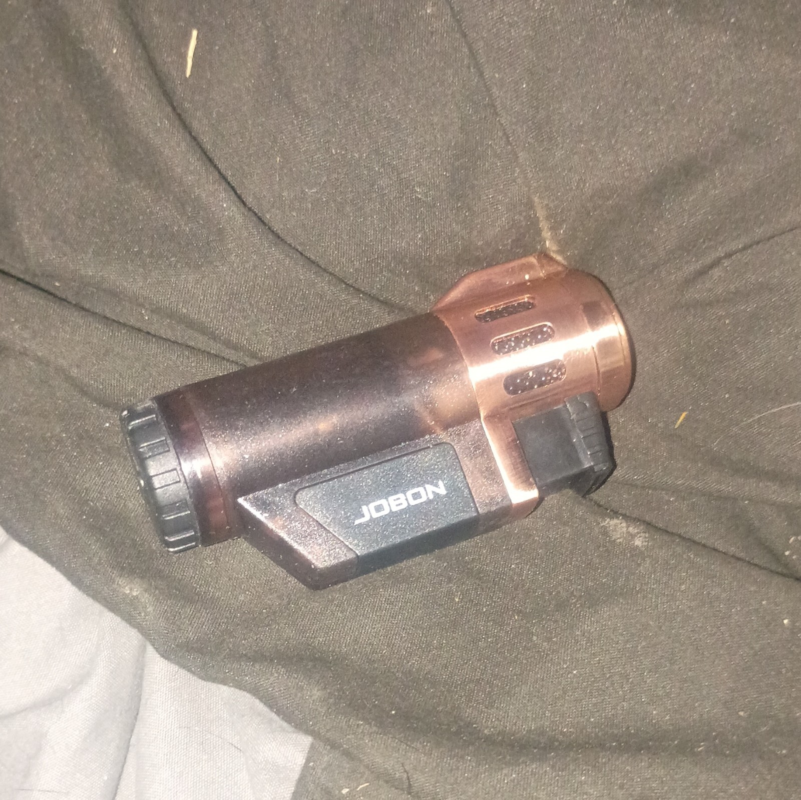 JOBON Torch/Jet Utility Lighter, Black/Copper, Metal & Plastic