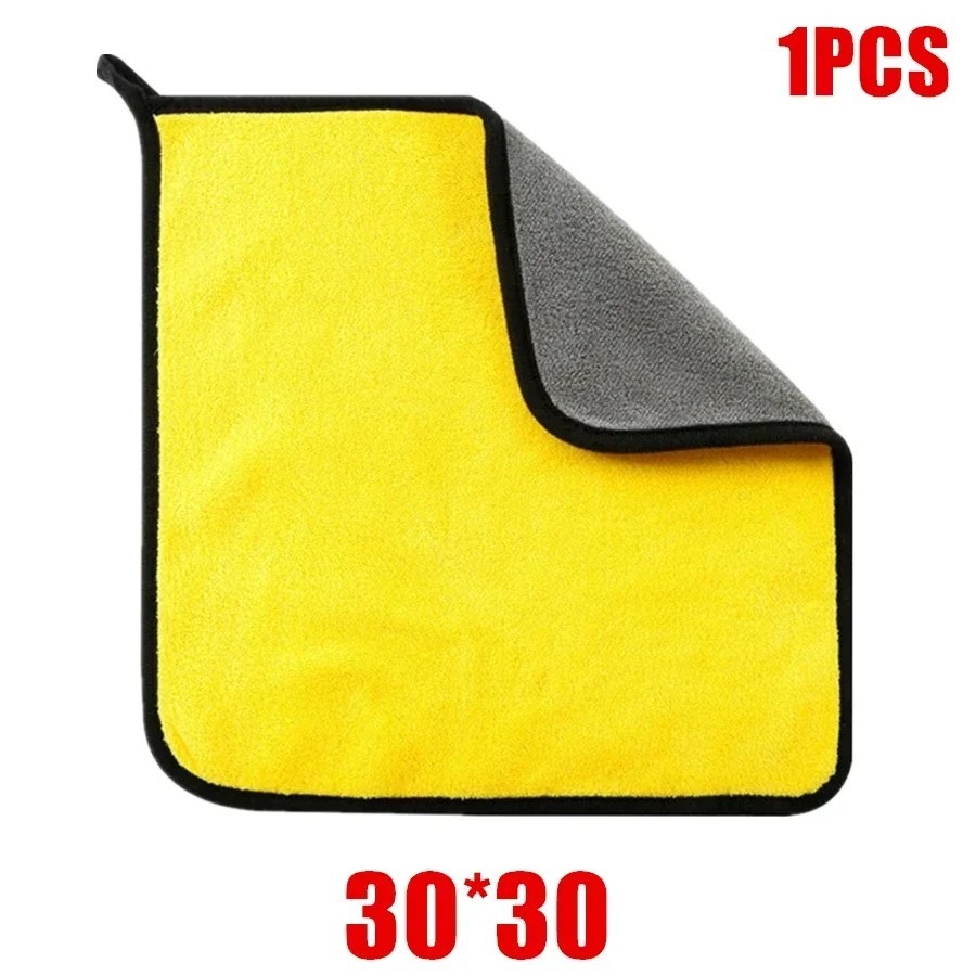 1/2/6 Pack Microfiber Car Cleaning Cloth Wash Towel Auto Detailing Accessories