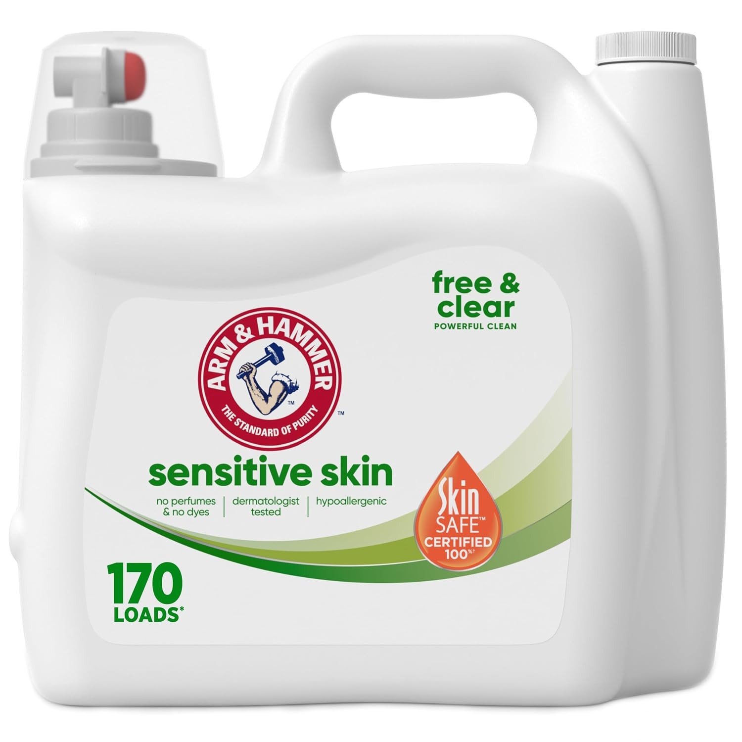 Sensitive Skin Hypoallergenic Liquid Laundry Detergent 170 Fl Oz Fragrance Free