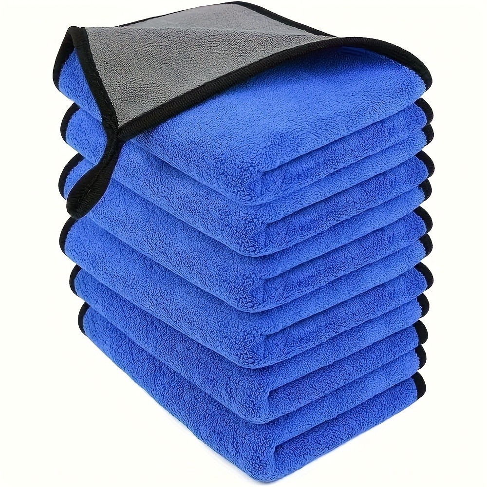 1-10PCS Microfiber Car Cleaning Towels Ultra Absorbent Auto Drying Cloth