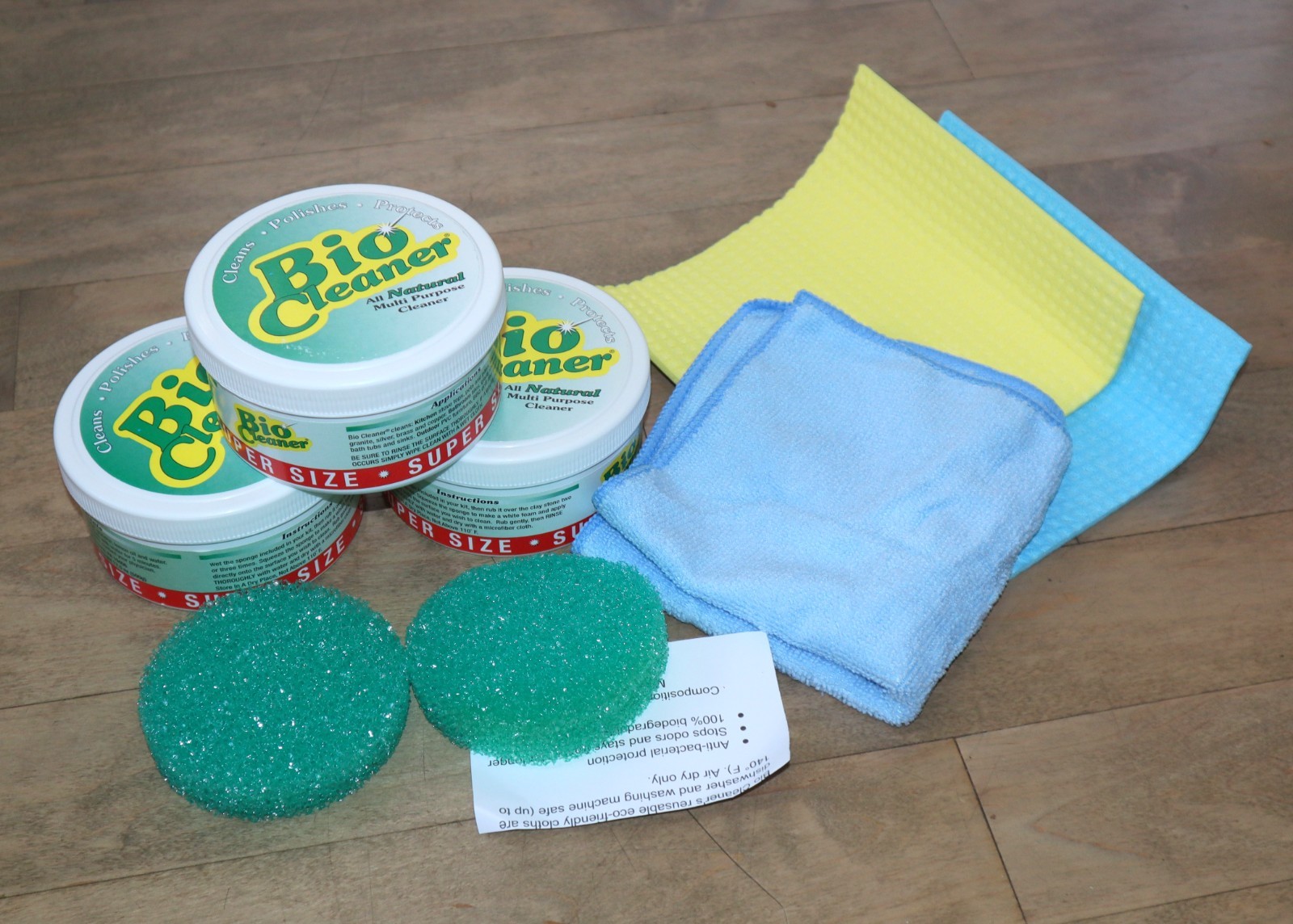 Bio Cleaner SUPER SIZE | *NEW* x3 All Natural Multi Purpose Cleaner Sponge Cloth