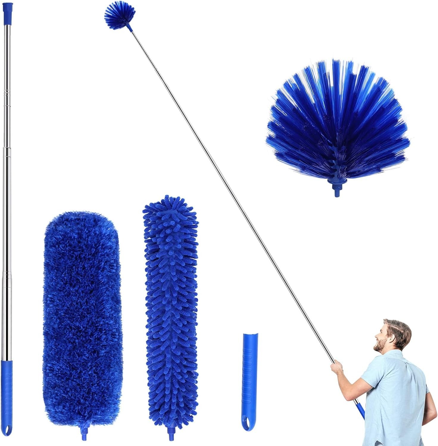 Microfiber Dusters for Cleaning Cobwebs Fans Ceilings Dusters with Extendable…