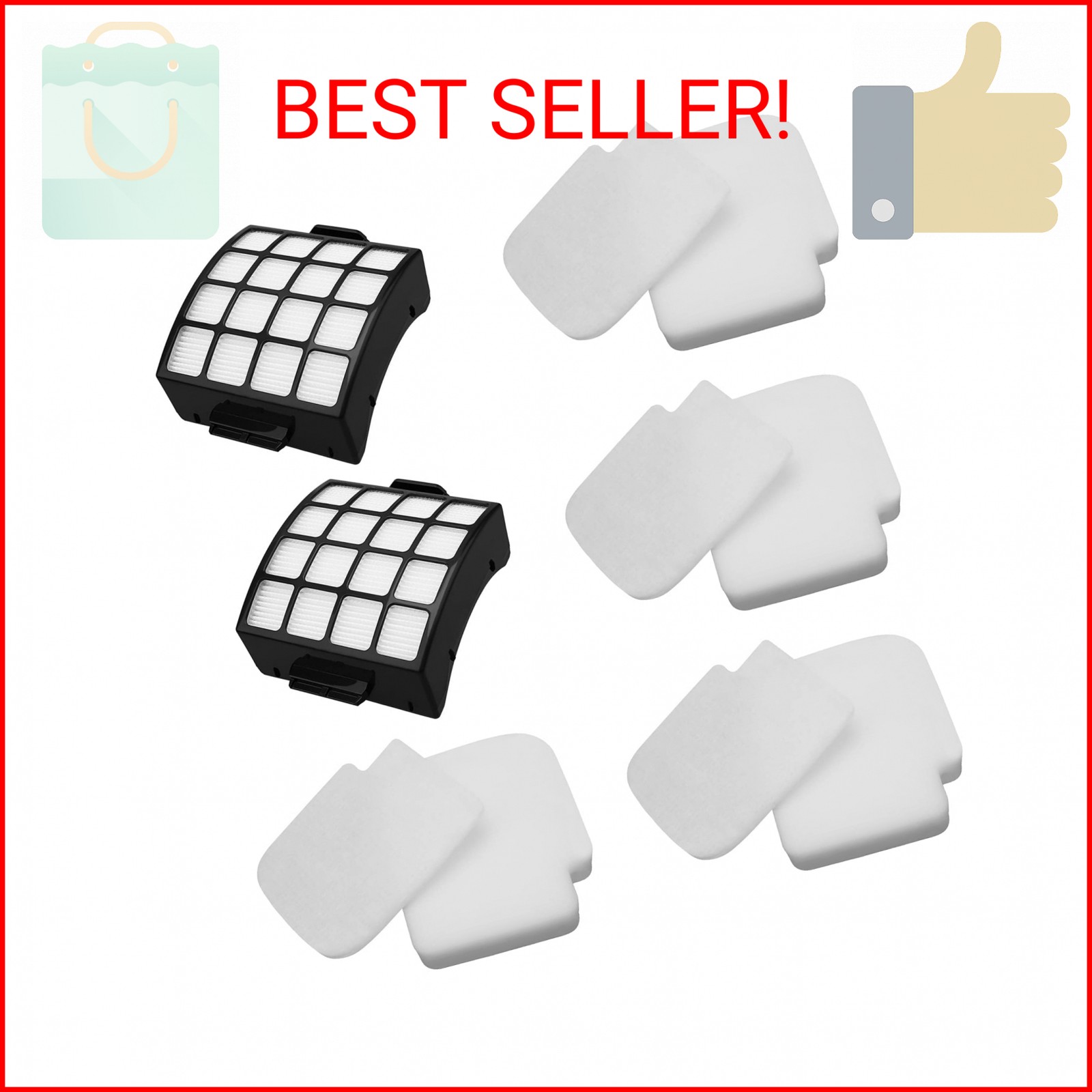 Colorfullife AZ3002 Filters Replacement for Shark Stratos AZ3002 AZ3000 AZ3000W