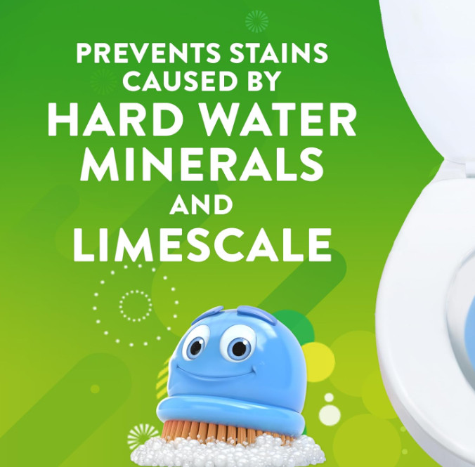 Scrubbing Bubbles Continuous Clean Toilet Drop-Ins, Automatic Blue Toilet Bowl C