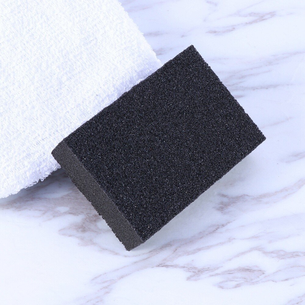 5PCS melamine sponge foam pads sanding sponge kitchen cleaning sponge Black