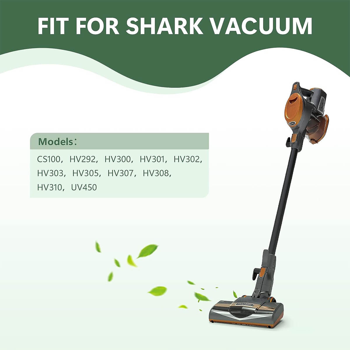 For Shark Rocket Vacuum Filters CS100 CS110 HV290 HV300 HV301 HV302 HV300W UV450