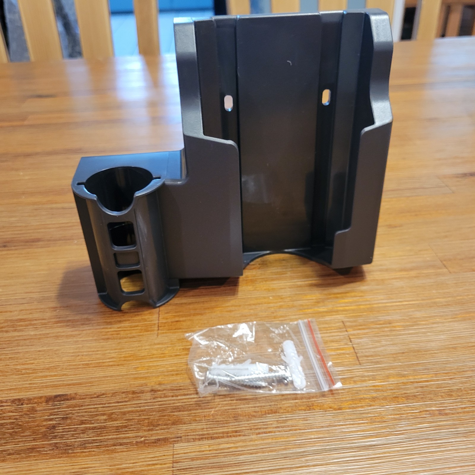 Hompany SmartVac 13 Vacuum Wall Mount Dock Holder Hanger Black Plastic Part