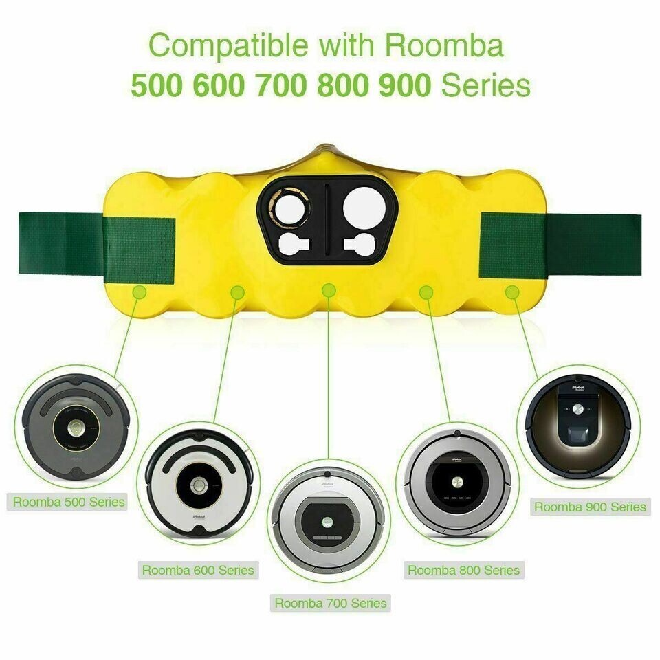 Replace NiMH Battery For iRobot Roomba 500 Serie 600 700 800 780 650 14.4V 4.5AH
