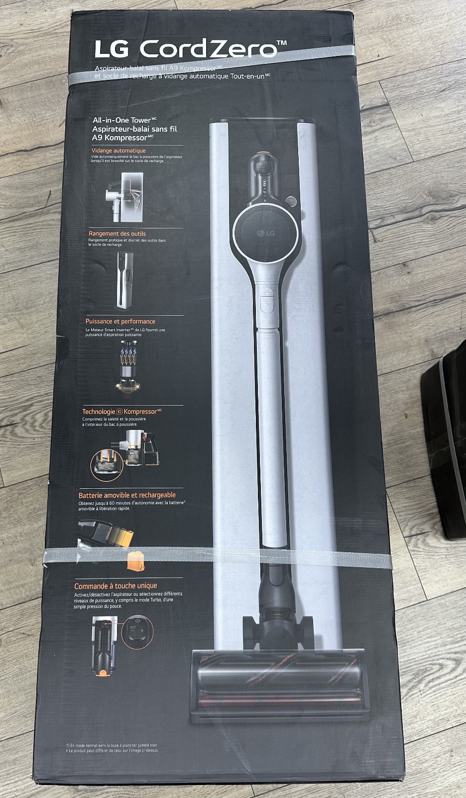 LG CordZero WiFi Bagged Cyclonic White Stick Vacuum W/ Auto Empty A931KWM – NEW