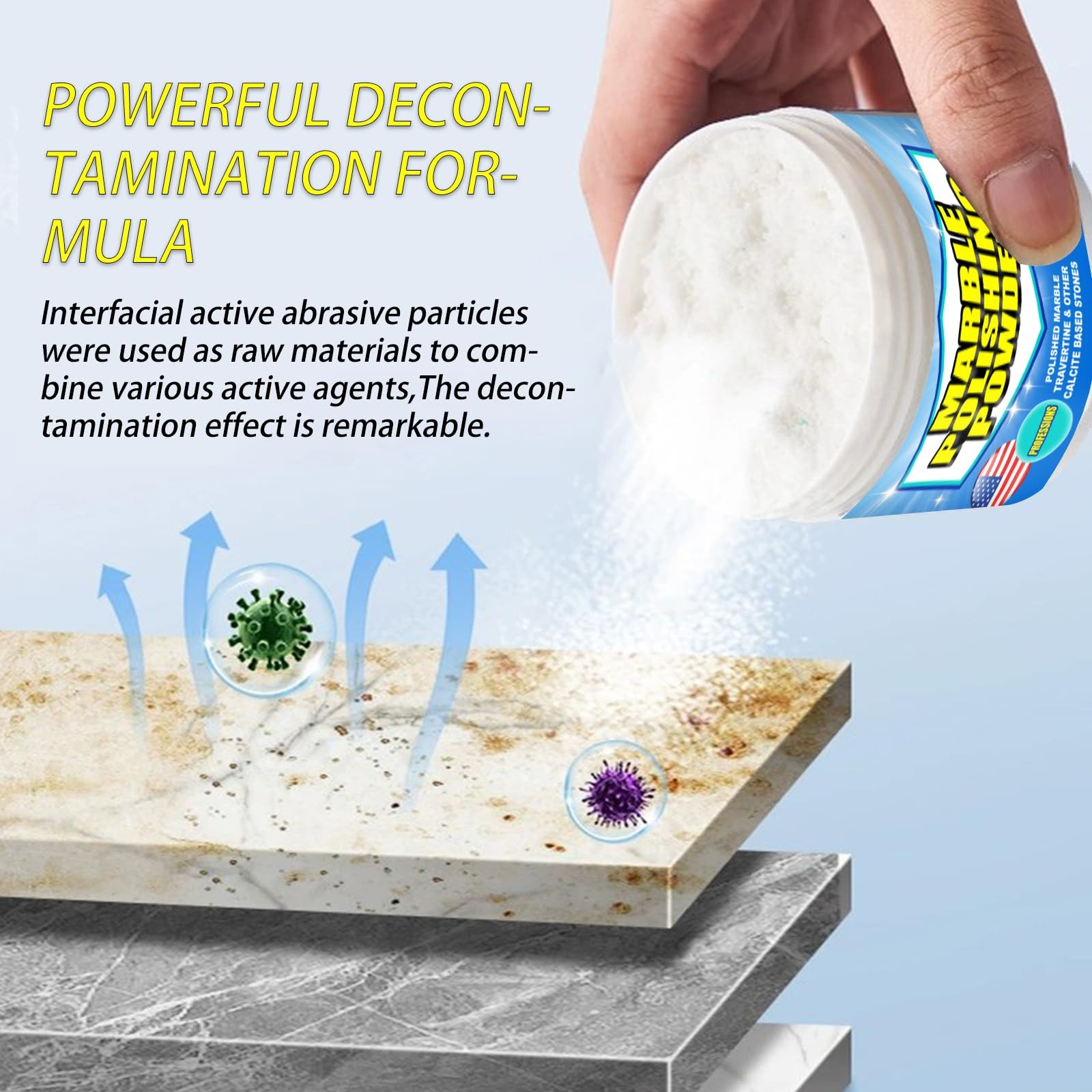 Marble Polishing Powder & Compound – Granite Countertop Polish, Etch & Scratc…