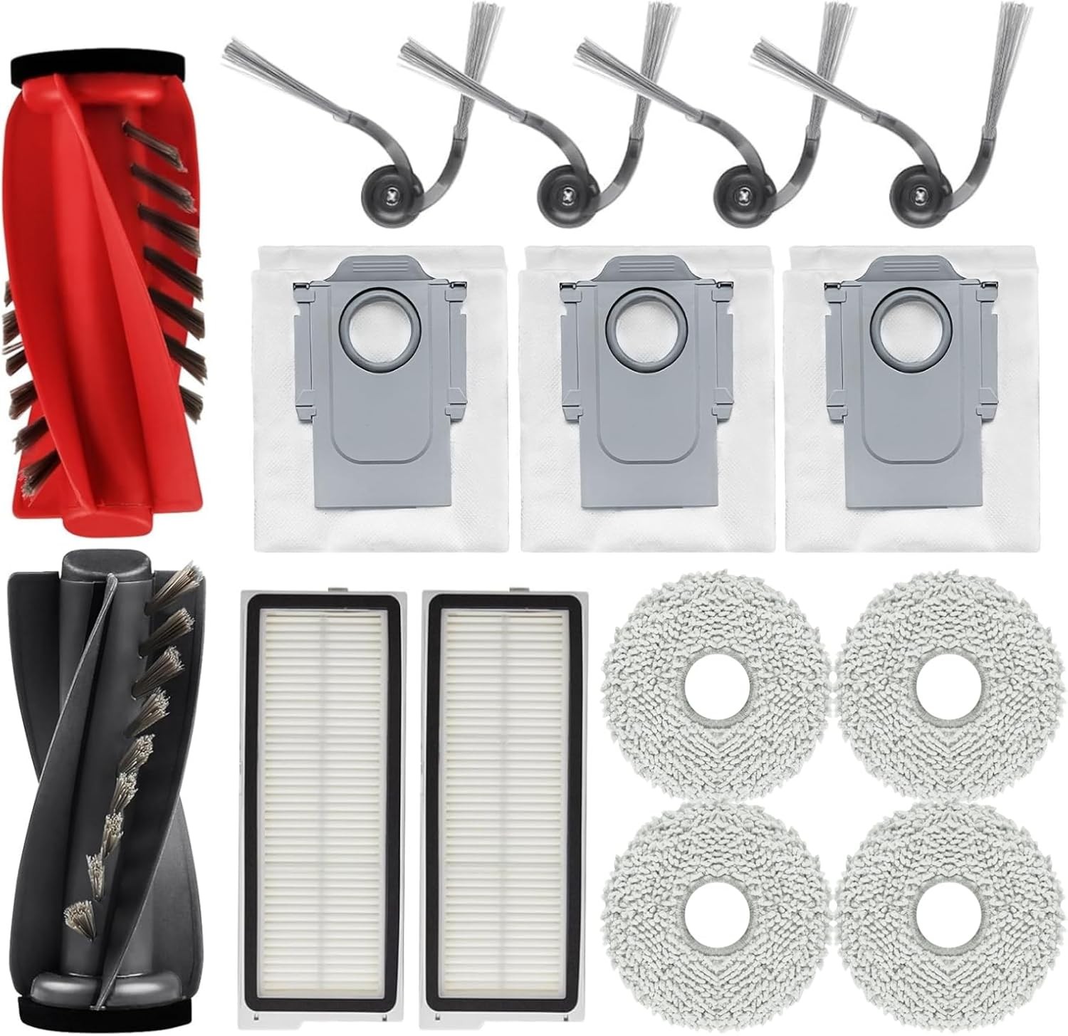 Replacement Parts for Roborock Qrevo Curv Robot Vacuum Cleaner 1 Main Brush 4