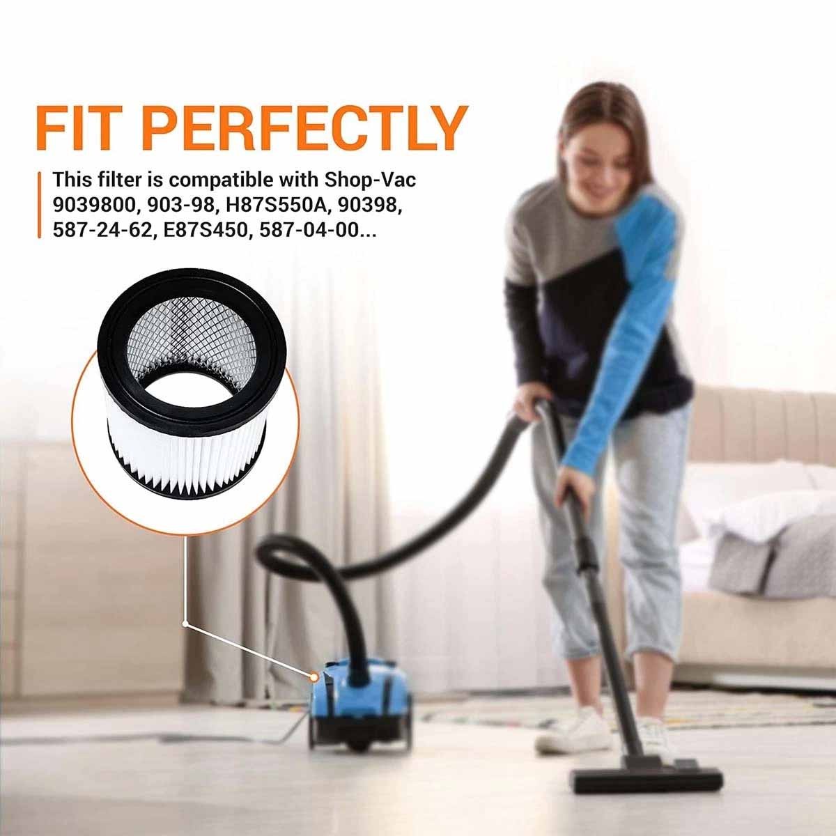 HEPA Replace Filter – for Shop-Vac 90398, 9039800 Wet Dry Vacuum