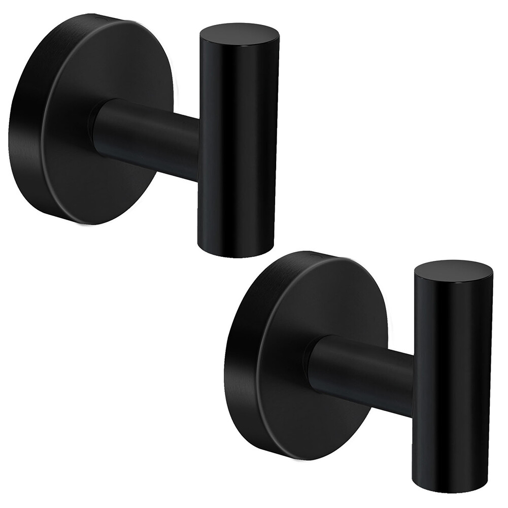 2/4 Packs Bathroom Towel Coat Robe Hooks Stainless Steel Door Hanger Wall Hook