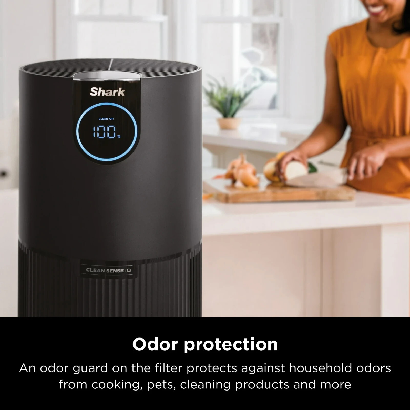 Shark HP100 Air Purifier MAX w/Nanoseal HEPA Cleansense IQ Cleans up to 500 Sq