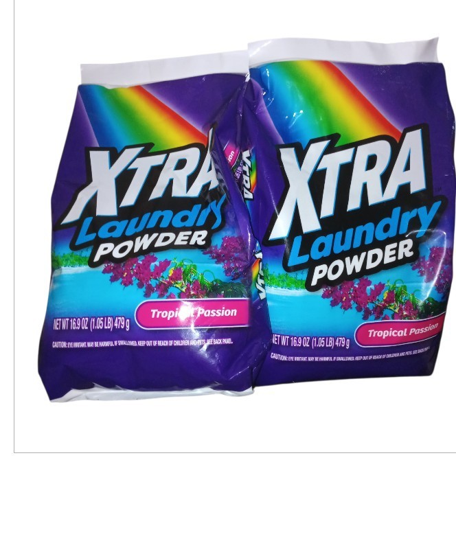16.9 oz bag of Xtra Laundry Power in the Tropical Passion scent 2 Bags Pks