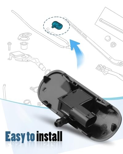 Windshield Washer Nozzles Fit for Audi A3 A4 A5 A6 A7 A8 Q3 Q5 Q7 TT,