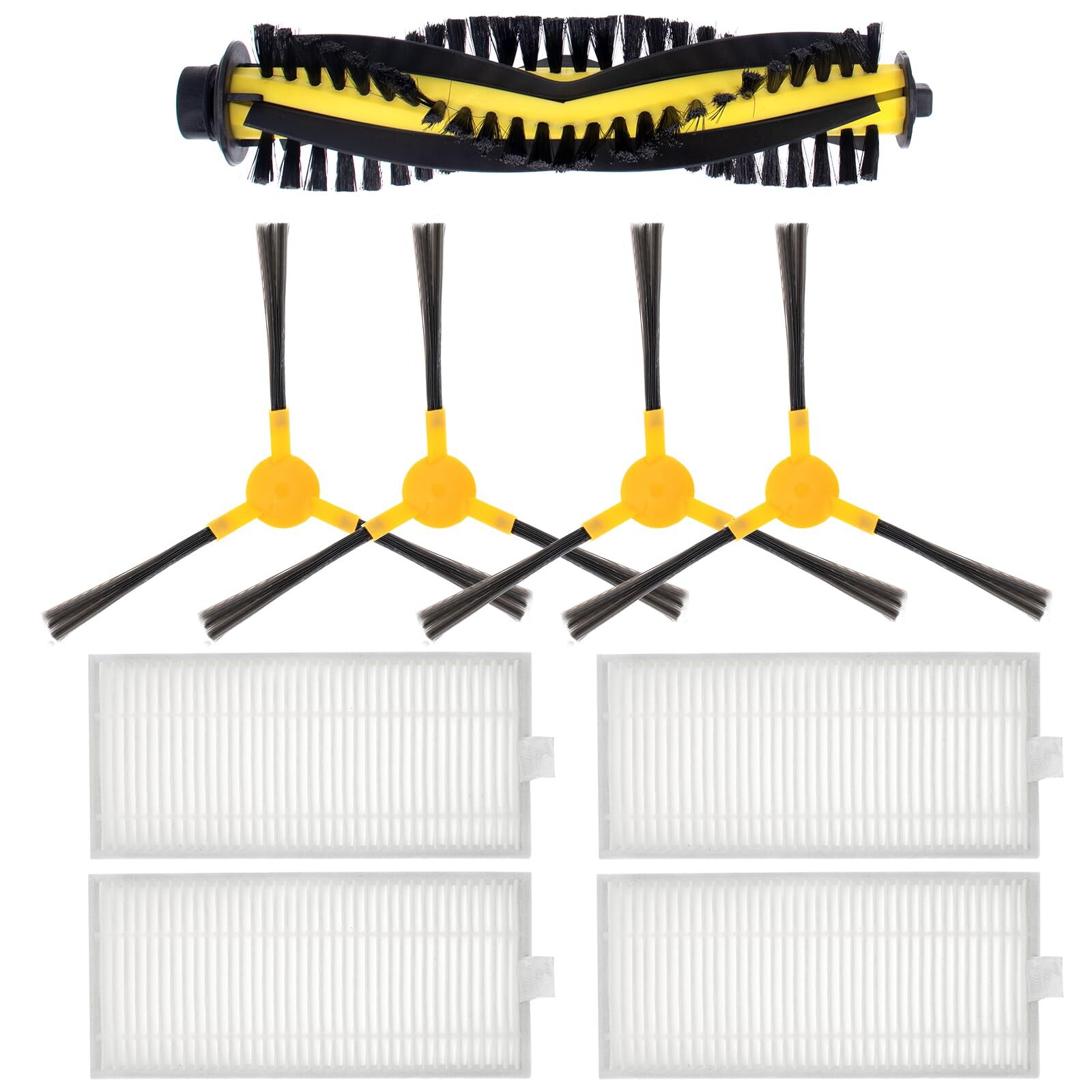 Replacement Parts For Tesvor X500 /x500 Pro/m1 Vacuum Cleaner Include 4 Side Bru