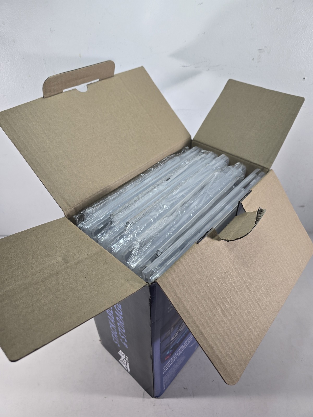 Kicks & Co. Stackable Clear Sneaker Shoe Storage Boxes 5-Pack 14x14x8