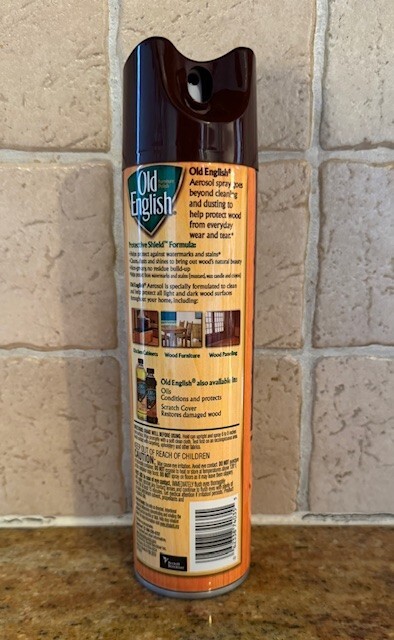 Old English Furniture Polish, Lemon 12.5 oz Can NEW