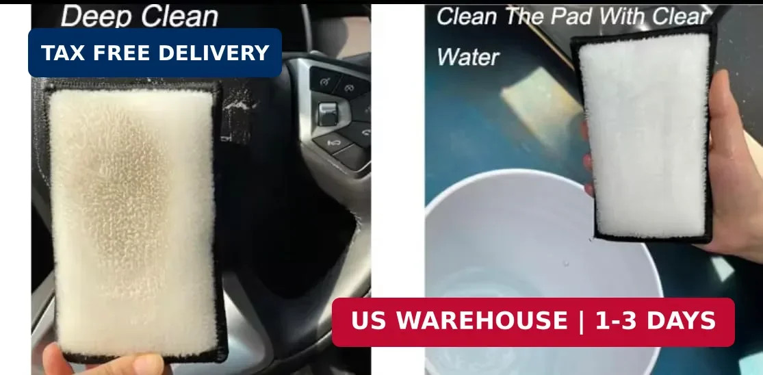 Scrub Ninja Max – Car Interior Sponge. Plastic, Vinyl & Leather.