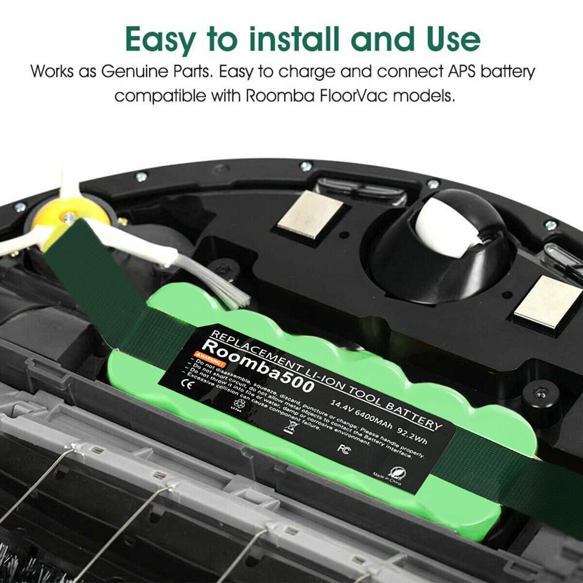 14.4V 6800mAh Battery For iRobot Roomba 500 595 600 650 700 780 790 800 880 960