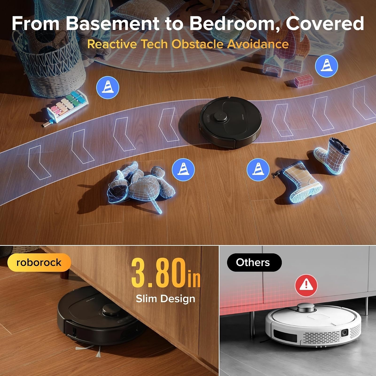 Roborock Qrevo S Pro Robot Vacuum and Mop | 18500Pa Suction