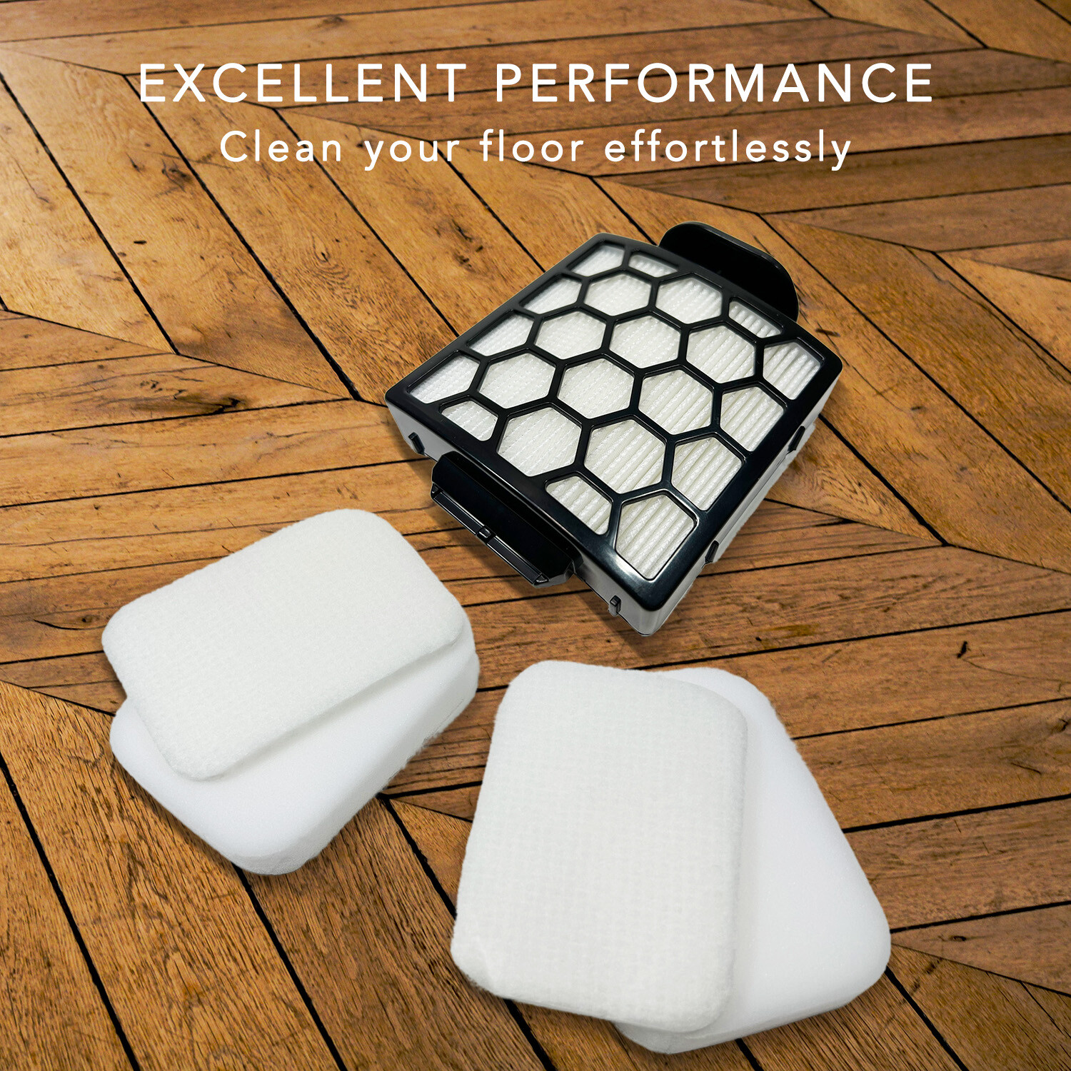 MaximalPower Replacement HEPA Foam Filter Set for Shark ZU60 ZU62 ZU62C NV150