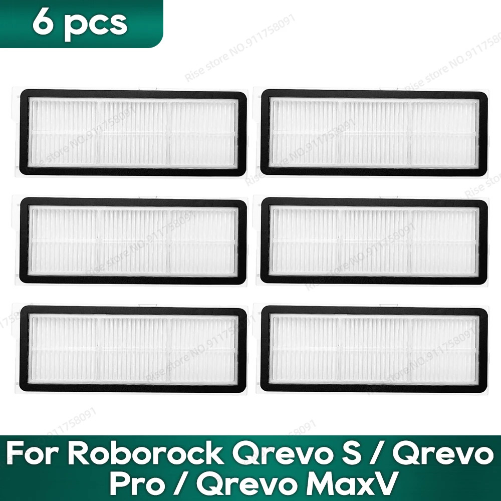OSSIEAO Replacement Parts for Roborock Qrevo S Pro MaxV Plus Filter Brush