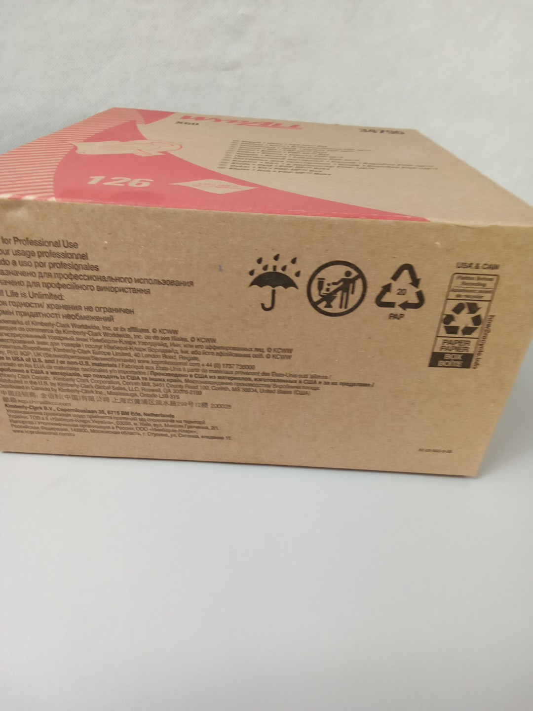 Kimberly-Clark Professional 34790 Wypall X60 Reusable Cloths 34790 Pop-Up White