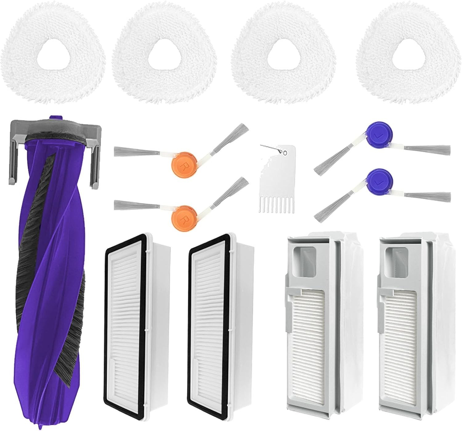Replacement Accessories kit For Narwal Freo Pro Robot Vacuum Cleaner 13pack