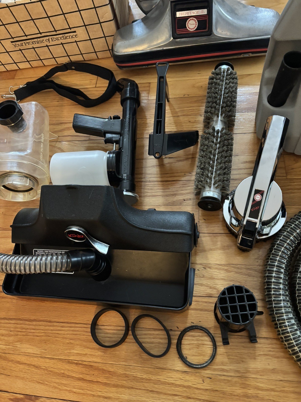 Kirby Heritage 2 Vacuum with Shampooer And All Accessories – Metal Not Plastic