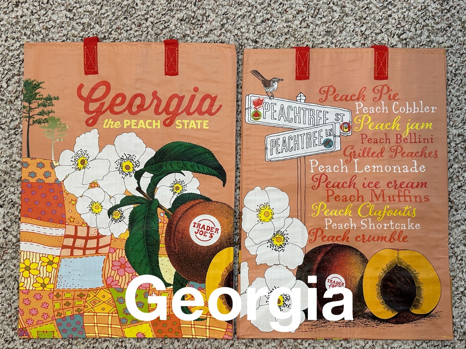 UPICK 5(20Choices) Trader Joe’s ECO Reusable Shopping Grocery Gift Tote Bags NWT