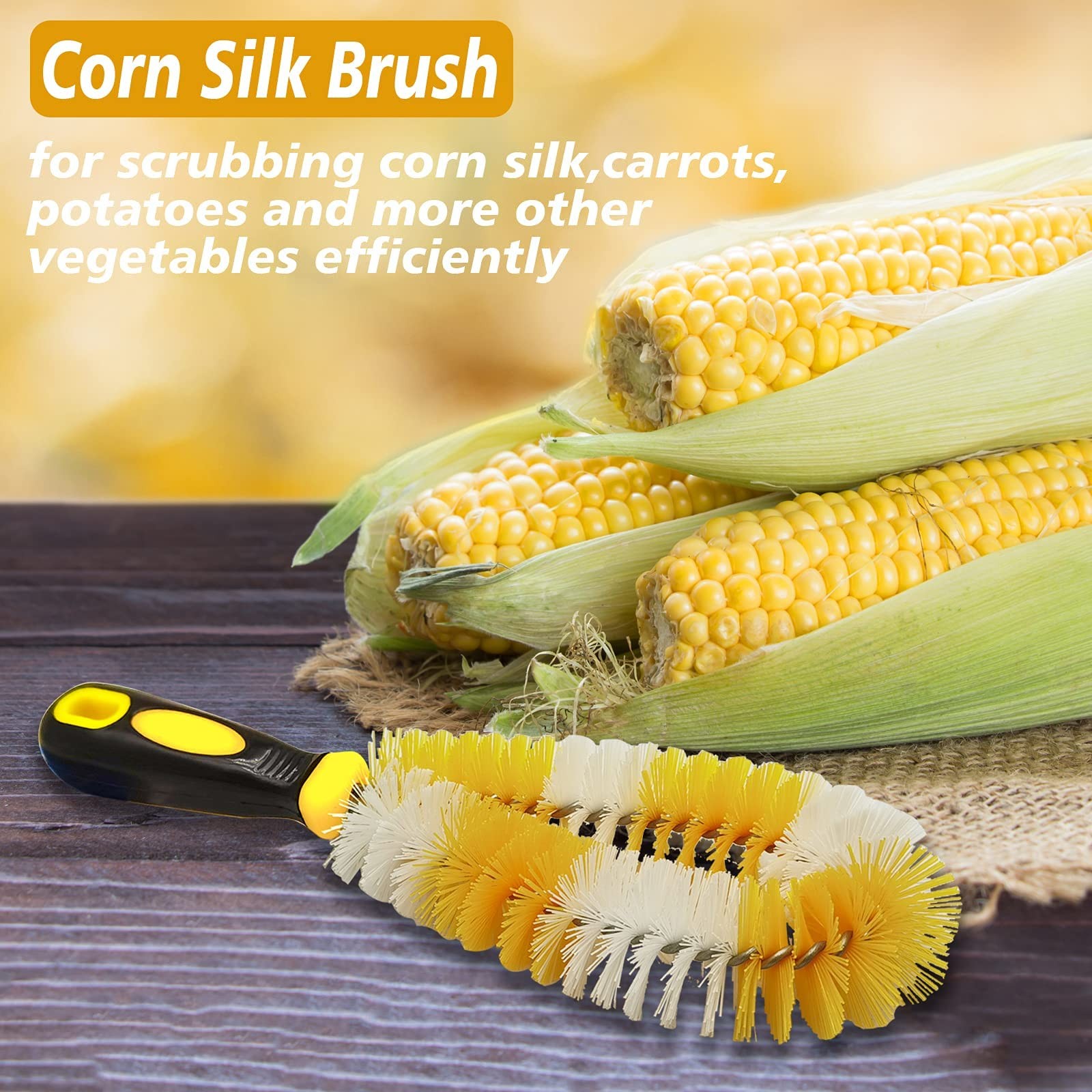 Corn Silk Brush Remover Corn Silk Remover Brush Silking Silker Remove Fruit a…