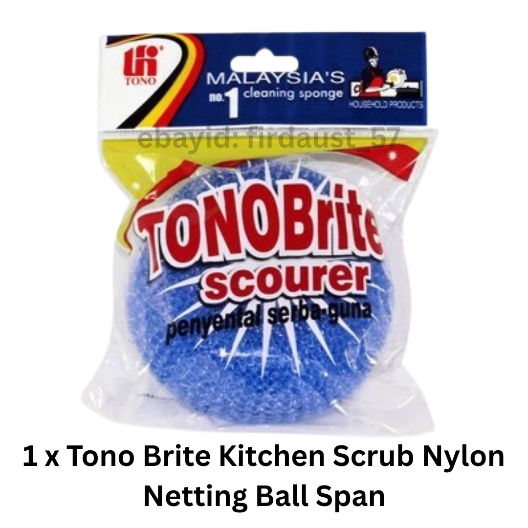 TONObrite Scourer Cleaning Netting Ball Sponge 9cm Kitchen Dishwashing Pad