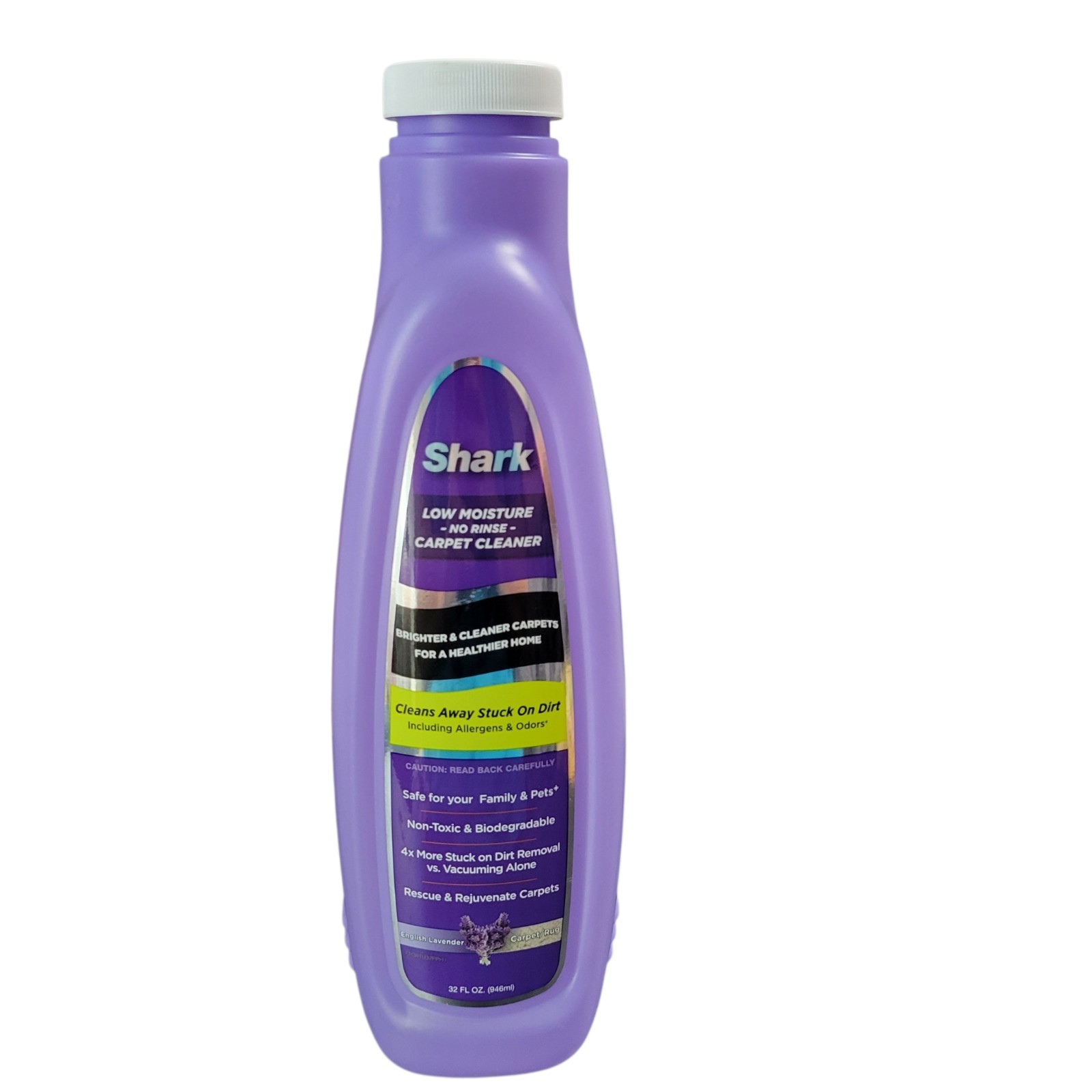 Shark Sonic Duo No Rinse Carpet Cleaner English Lavender 32 oz New Sealed