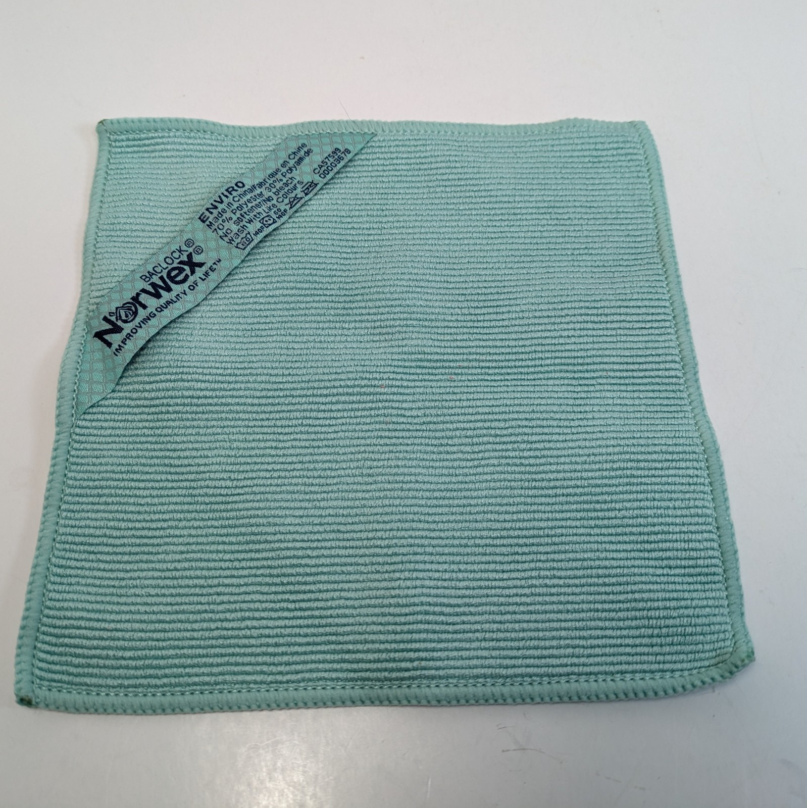 Norwex Enviro Cloth Lot (4) Microfiber Cleaning Gray Green Blue Pink Baklock