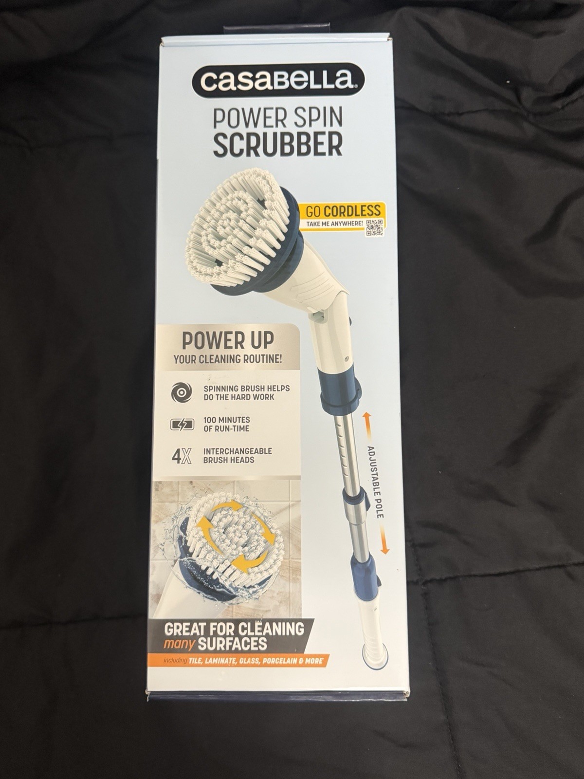 Casabella Power Spin Scrubber Brand New