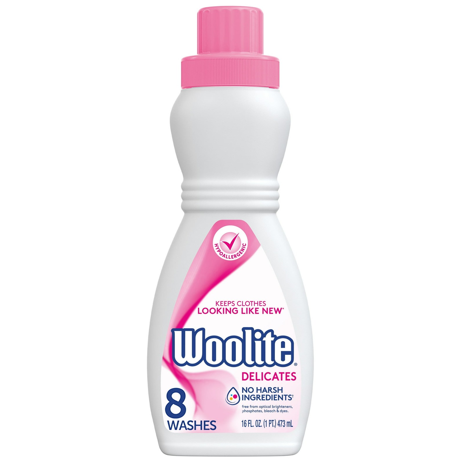 (2 pack) Woolite Delicates Hypoallergenic Liquid Laundry Detergent, 16 fl oz, 8
